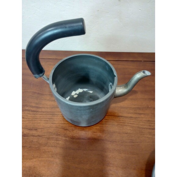 Vintage Calphalon Tea Kettle Rare Acorn On Lid Black Made In Ireland - Picture 4 of 6